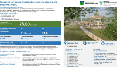 Создание историко-этнографического парка в селе Верхняя Эконь